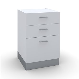 Mueble de cocina bajo con 3 cajones Tegler