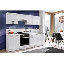 Cocina Bona 240cm blanco Tarraco