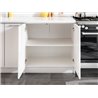 Cocina 240cm gris brillo Eliza Tarraco