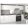 Cocina 240cm blanco Uniqa Tarraco