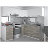Cocina 360cm blanco y gris Lidia Tarraco
