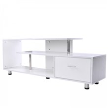 Mueble de televisón 1 cajón BLANCO HomCom