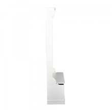 Mueble de recibidor con perchero blanco HomCom