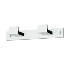 Percha doble cromo Quax Baño Diseño
