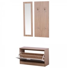 Mueble de recibidor 3 piezas madera HomCom