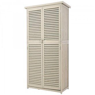 Caseta exterior de madera Outsunny