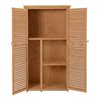 Caseta exterior de madera Outsunny