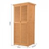 Caseta exterior de madera Outsunny