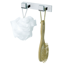 Percha doble cromo Toix Baño Diseño