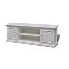 Mueble de televisón 2 puertas blanco VidaXL