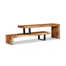 Mueble de televisón 2 partes ajustable VidaXL