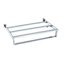 Toallero de aluminio cromo a pared Baño Diseño