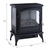 Chimenea el&eacute;ctrica de pie 41x23,5x52cm Homcom