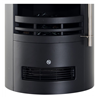 Chimenea el&eacute;ctrica vertical m&oacute;vil 41x41x64,5cm Homcom