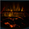 Chimenea el&eacute;ctrica vertical m&oacute;vil 41x41x64,5cm Homcom