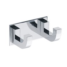 Percha doble suspendida adhesivo Nika Baño Diseño