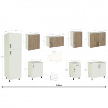 Cocina Roma 300 cm IberoDepot