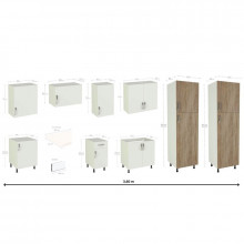 Cocina Miami 360 cm IberoDepot