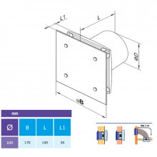 Extractor ART Ø-100 estándar