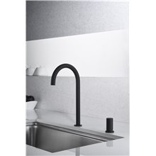 Grifo de fregadero Negro Mate Manacor Imex