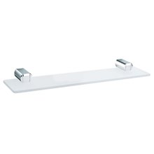 Repisa cristal y aluminio 55cm Rock Baño Diseño