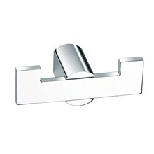 Percha doble a pared Rock Baño Diseño