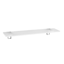 Repisa cristal y aluminio 55cm Mia Baño Diseño