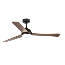 Ventilador de techo negro Grid Faro