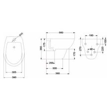 Bidet suspendido para movilidad reducida Timblau