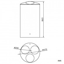 Papelera reciclaje 150 L NOFER