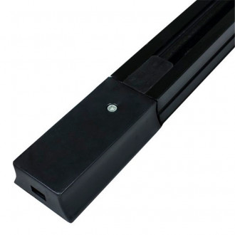 Carril monof&aacute;sico 1 metro negro ensamblable