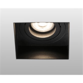Empotrable negro cuadrado Hyde Faro