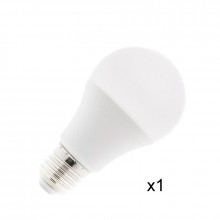 Plafón LED rejilla circular IP44 Ø22x9cm negro