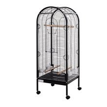 Jaula para pájaros con ruedas Pawhut