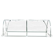 Invernadero transparente 250x100x80cm Outsunny