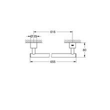 Toallero 60 cm Cromo Atrio Grohe