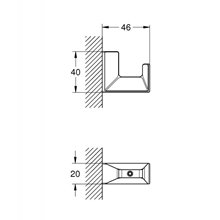 Colgador Selection Cube Grohe