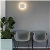 L&aacute;mpara aplique blanco Luna Faro