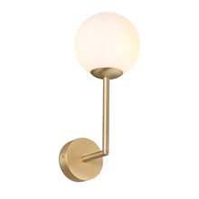 Lámpara aplique oro satinado Gala Faro