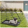 Jaula para perros ideal para viajes Pawhut