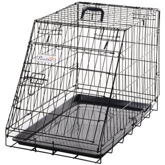 Jaula para perros ideal para viajes Pawhut