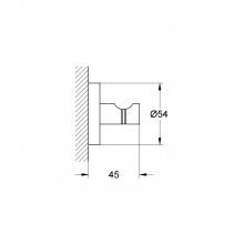 Colgador de base circular oro brilllo Essentials Grohe