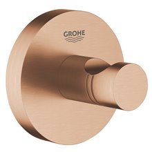 Colgador de base circular cobre cepillado Essentials Grohe