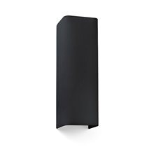 Lámpara aplique negro dos luces Cotton Faro