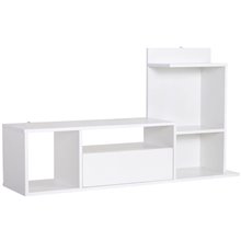 Mueble de televisón con estante y cajón HomCom