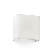 Lámpara aplique cuadrado beige Cotton Faro