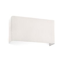 Lámpara aplique rectangular beige dos luces Cotton Faro
