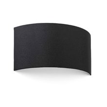 Lámpara aplique redondo horizontal negro Cotton Faro