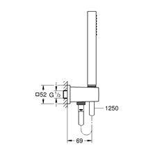 Conjunto de ducha Euphoria Cube Stick Grohe