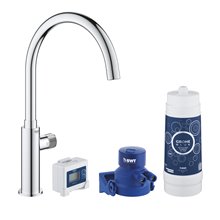 Grifo de fregadero cromo Blue Pure Mono Starter Kit Grohe